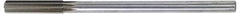 Made in USA - 0.513" High Speed Steel 6 Flute Chucking Reamer - Straight Flute, 0.4355" Straight Shank, 2" Flute Length, 8" OAL - Exact Tooling