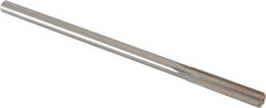 Made in USA - 0.3475" High Speed Steel 6 Flute Chucking Reamer - Straight Flute, 0.2792" Straight Shank, 1-1/2" Flute Length, 6" OAL - Exact Tooling