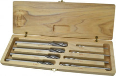 Made in USA - 3 to 14mm Socket Head Cap Screw Compatible, High Speed Steel, Solid Pilot Counterbore Set - Exact Tooling