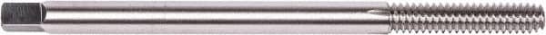 Union Butterfield - #8-32 UNC 2B H3 Thread Limit Bottoming Thread Forming Tap - High Speed Steel, Bright Finish, 4" OAL, 3/4" Thread Length, Right Hand Thread, Series 3306E - Exact Tooling