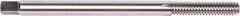 Union Butterfield - #8-32 UNC 2B H3 Thread Limit Bottoming Thread Forming Tap - High Speed Steel, Bright Finish, 4" OAL, 3/4" Thread Length, Right Hand Thread, Series 3306E - Exact Tooling