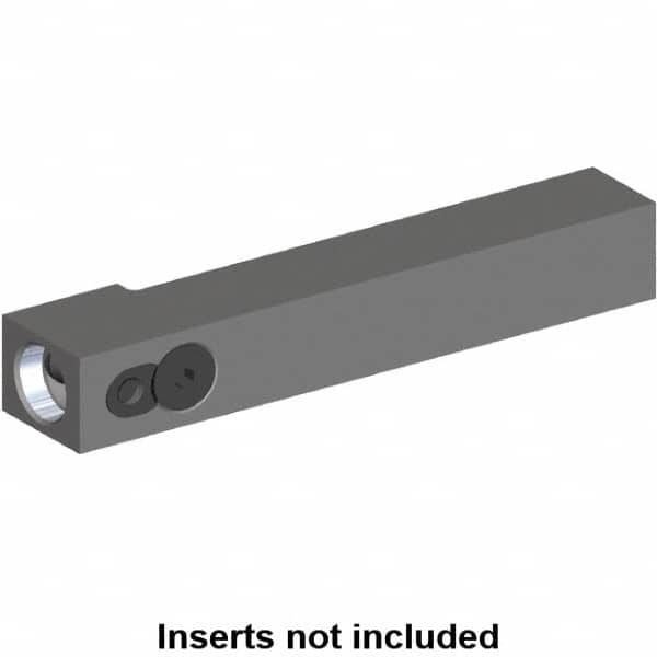 Kennametal - Neutral Cut, KM16 Modular Connection, Square Shank Lathe Modular Clamping Unit - 16mm Square Shank Length, 16mm Square Shank Width, 100mm OAL, Series NCM Square Shank - Exact Tooling