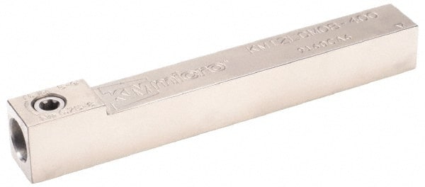 Kennametal - Left Hand Cut, KM12 Modular Connection, Square Shank Lathe Modular Clamping Unit - 1/2" Square Shank Length, 1/2" Square Shank Width, 4" OAL, Series LCM Square Shank - Exact Tooling