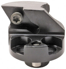 Kennametal - Right Hand Cut, 32mm Min Bore Diam, Size H25 Modular Boring Cutting Unit Head - Through Coolant, Compatible with DC.. - Exact Tooling