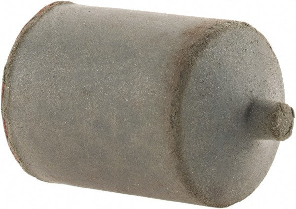 Cratex - 7/8" Max Diam x 1-1/4" Long, Cone, Rubberized Point - Very Fine Grade, Silicon Carbide, 1/4" Arbor Hole, Unmounted - Exact Tooling