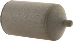 Cratex - 1" Max Diam x 1-3/4" Long, Cone, Rubberized Point - Very Fine Grade, Silicon Carbide, 1/4" Arbor Hole, Unmounted - Exact Tooling