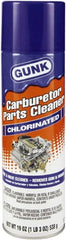 Gunk - Chlorinated Carburetor & Parts Cleaner - 22 oz Aerosol Can - Exact Tooling