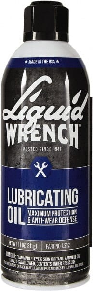 Liquid Wrench - 15 oz Aerosol Can Automotive Multi-Use Lubricant - Naphthenic Petroleum Distillate, 132°F Resistance - Exact Tooling