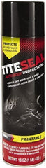 Gunk - 20 oz, Black, Paintable Undercoating - Comes in Aerosol Can - Exact Tooling