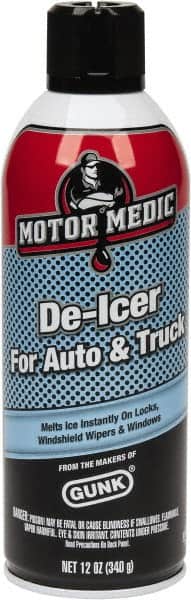 Motor Medic - Methanol De-Icer - 12 oz Aerosol Can - Exact Tooling