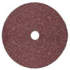 3M - 4-1/2" Diam 7/8" Hole 36+ Grit Fiber Disc - Very Coarse Grade, Ceramic, 13,300 Max RPM, Series 982C - Exact Tooling