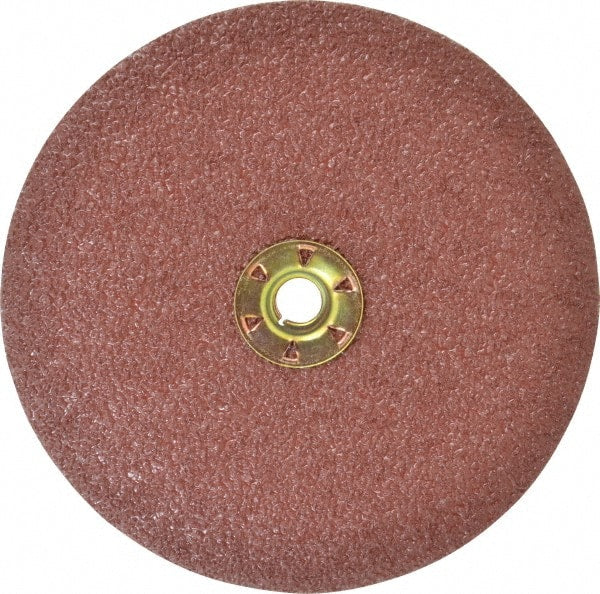 3M - 7" Diam 36 Grit Fiber Disc - Very Coarse Grade, Ceramic, 8,600 Max RPM, Series 982C - Exact Tooling