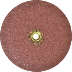 3M - 7" Diam 36 Grit Fiber Disc - Very Coarse Grade, Ceramic, 8,600 Max RPM, Series 982C - Exact Tooling