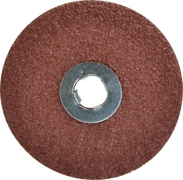 3M - 5" Diam 36+ Grit Fiber Disc - Very Coarse Grade, Ceramic, 12,000 Max RPM, Series 982C - Exact Tooling