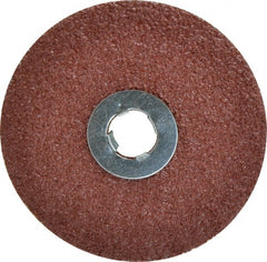 3M - 5" Diam 36+ Grit Fiber Disc - Very Coarse Grade, Ceramic, 12,000 Max RPM, Series 982C - Exact Tooling