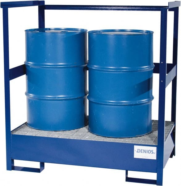 Denios - Mobile Spill Containment Type: Stackable Transport Pallet Number of Drums: 2 - Exact Tooling