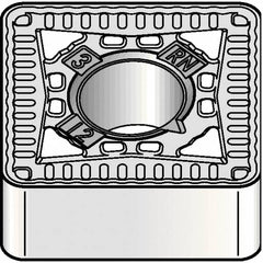 Kennametal - SNMG543 RN Grade KCP25B Carbide Turning Insert - TiCN/Al2O3/TiOCN Finish, 90° Square, 5/8" Inscr Circle, 1/4" Thick, 3/64" Corner Radius - Exact Tooling
