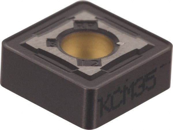 SNMG644RP KCP25 Carbide Turning Insert TiCN/Al2O3 Finish, 3/4″ Inscribed Circle, 1/16″ Corner Radius, 90° Square, Series KENLOC
