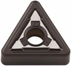 Kennametal - TNMG333 RP Grade KCM25 Carbide Turning Insert - TiCN/Al2O3 Finish, 60° Triangle, 3/8" Inscr Circle, 3/16" Thick, 3/64" Corner Radius - Exact Tooling