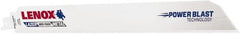 Lenox - 12" Long x 1" Thick, Bi-Metal Reciprocating Saw Blade - Straight Profile, 14 TPI, Toothed Edge - Exact Tooling