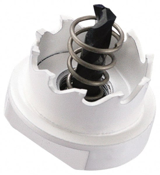 Lenox - 1-1/8" Diam, 1/2" Cutting Depth, Hole Saw - Carbide-Tipped Saw, Toothed Edge - Exact Tooling