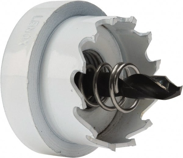 Lenox - 1-3/8" Diam, 1/2" Cutting Depth, Hole Saw - Carbide-Tipped Saw, Toothed Edge - Exact Tooling