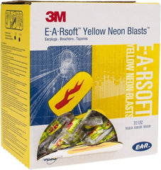 3M - Disposable, Uncorded, 33 dB Earplugs - Yellow, 200 Pairs - Exact Tooling