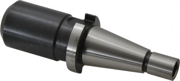 Interstate - NMTB30 Taper Shank 5/8" Hole End Mill Holder/Adapter - 1-1/2" Nose Diam, 70mm Projection, 1/2-13 Drawbar - Exact Tooling