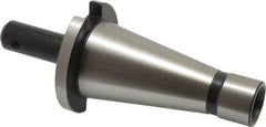 Interstate - NMTB40 Taper Shank 3/16" Hole End Mill Holder/Adapter - 11/16" Nose Diam, 2" Projection, 5/8-11 Drawbar - Exact Tooling