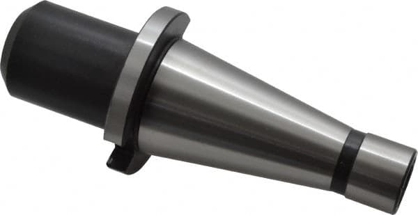 Interstate - NMTB40 Taper Shank 5/8" Hole End Mill Holder/Adapter - 1-1/2" Nose Diam, 58.67mm Projection, 5/8-11 Drawbar - Exact Tooling
