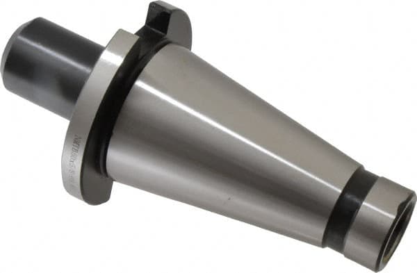 Interstate - NMTB50 Taper Shank 5/8" Hole End Mill Holder/Adapter - 1-1/2" Nose Diam, 2-3/4" Projection, 1-8 Drawbar - Exact Tooling