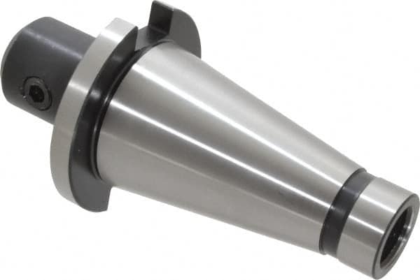 Interstate - NMTB50 Taper Shank 3/4" Hole End Mill Holder/Adapter - 1-3/4" Nose Diam, 2-3/4" Projection, 1-8 Drawbar - Exact Tooling