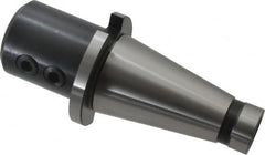 Interstate - NMTB50 Taper Shank 1-1/2" Hole End Mill Holder/Adapter - 2-5/8" Nose Diam, 3-1/2" Projection, 1-8 Drawbar - Exact Tooling