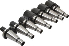 Value Collection - NMTB30 Taper, 3/16 to 1 Inch Hole Diameter End Mill Holder Set - 7 Holders - Exact Tooling