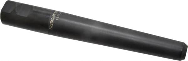 Made in USA - 1-1/4" Shank Diam Straight Shank with Weldon Flat 1/2" Hole End Mill Holder/Adapter - 6" Projection - Exact Tooling