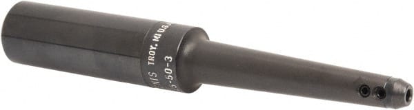 Made in USA - 3/4" Shank Diam Straight Shank with Weldon Flat 1/8" Hole End Mill Holder/Adapter - 3" Projection - Exact Tooling