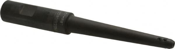 Made in USA - 3/4" Shank Diam Straight Shank with Weldon Flat 1/8" Hole End Mill Holder/Adapter - 4" Projection - Exact Tooling