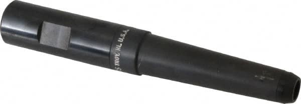 Made in USA - 3/4" Shank Diam Straight Shank with Weldon Flat 5/16" Hole End Mill Holder/Adapter - 3" Projection - Exact Tooling