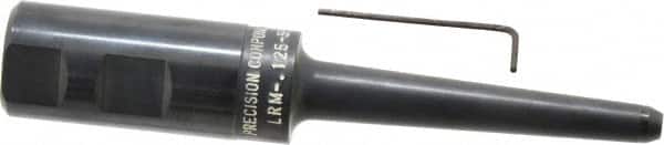 Made in USA - 1" Shank Diam Straight Shank with Weldon Flat 1/8" Hole End Mill Holder/Adapter - 3" Projection - Exact Tooling