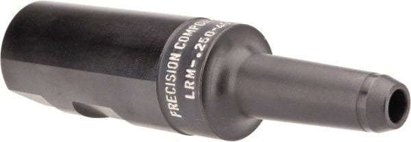 Made in USA - 1" Shank Diam Straight Shank with Weldon Flat 1/4" Hole End Mill Holder/Adapter - 2" Projection - Exact Tooling