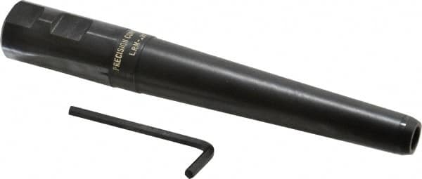 Made in USA - 1" Shank Diam Straight Shank with Weldon Flat 3/8" Hole End Mill Holder/Adapter - 5" Projection - Exact Tooling