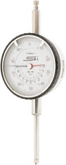SPI - 0-100 Dial Reading, 0.001" Graduation Dial Drop Indicator - 2-1/4" Dial - Exact Tooling