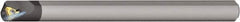 Vargus - Internal Thread, Right Hand Cut, 5/8" Shank Width x 0.6" Shank Height Indexable Threading Toolholder - 8" OAL, 3IR Insert Compatibility, CNVRC Toolholder, Series Carbide Shank - Exact Tooling