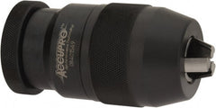 Accupro - JT6, 1/8 to 5/8" Capacity, Tapered Mount Drill Chuck - Keyless, 52mm Sleeve Diam, 95mm Open Length - Exact Tooling