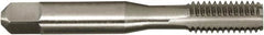 Vermont Tap & Die - #3-48 UNC 2B 3 Flute Bright Finish High Speed Steel Straight Flute Standard Hand Tap - Bottoming, Right Hand Thread, 1-13/16" OAL, 1/2" Thread Length, H2 Limit, Oversize - Exact Tooling
