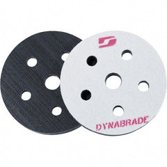 Dynabrade - 6" Diam, Round, Hook & Loop Face, Interface Backing Pad - Random Orbital Sander Compatible, Hook & Loop Back, Vacuum Pad - Exact Tooling