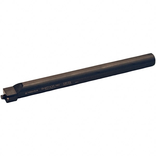 Tool-Flo - Internal Thread, Left Hand Cut, 1-1/4" Shank Width x 1-1/4" Shank Height Indexable Threading Toolholder - 14" OAL, T.MA 43 Insert Compatibility, SI-MTHO Toolholder, Series On-Edge - Exact Tooling