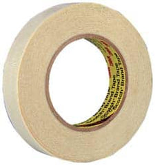 3M - 60 Yd Long x 4" Wide, Series 361, White Silicone Glass Cloth Tape - 7.5 mil Thick, 182 Lb/In Tensile Strength - Exact Tooling