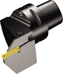 Sandvik Coromant - Cx-R/LF123..B Insert, 60mm Head Length, Modular Grooving Cutting Unit Head - Right Hand Cut, System Size C5, Through Coolant, Series CoroCut 1-2 - Exact Tooling
