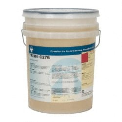 Master Fluid Solutions - Trim C276, 5 Gal Pail Cutting & Grinding Fluid - Synthetic, For Drilling, Reaming, Tapping, Turning - Exact Tooling